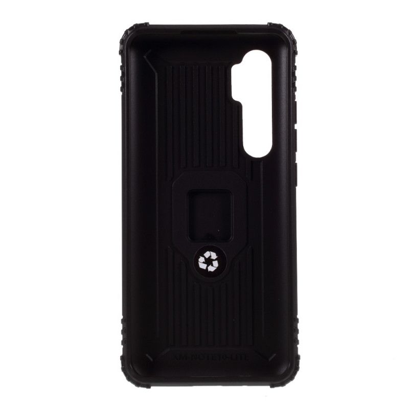 Cover Xiaomi Mi Note 10 Lite Sort Ring Og Kulfiber