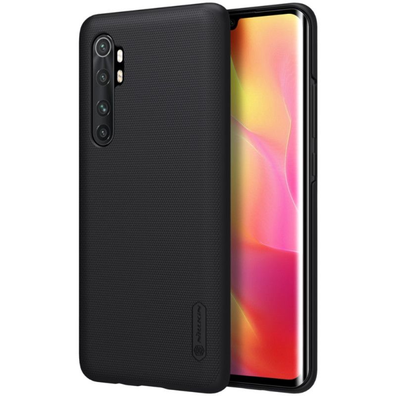 Cover Xiaomi Mi Note 10 Lite Sort Stiv Frostet Nillkin