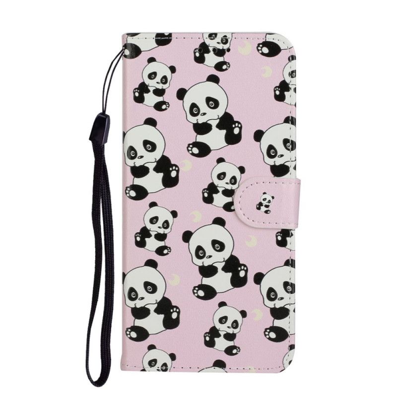 Flip Cover Læder for Xiaomi Mi Note 10 Lite Flere Pandaer