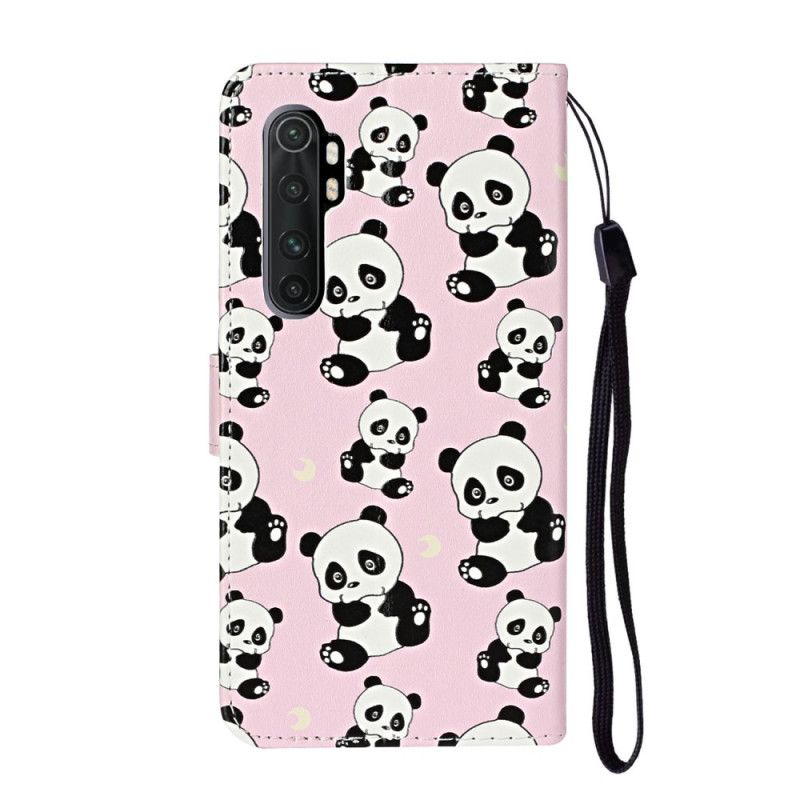 Flip Cover Læder for Xiaomi Mi Note 10 Lite Flere Pandaer