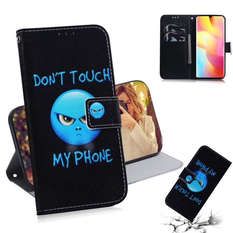 Flip Cover Læder Xiaomi Mi Note 10 Lite Emoji-Telefon Beskyttelse