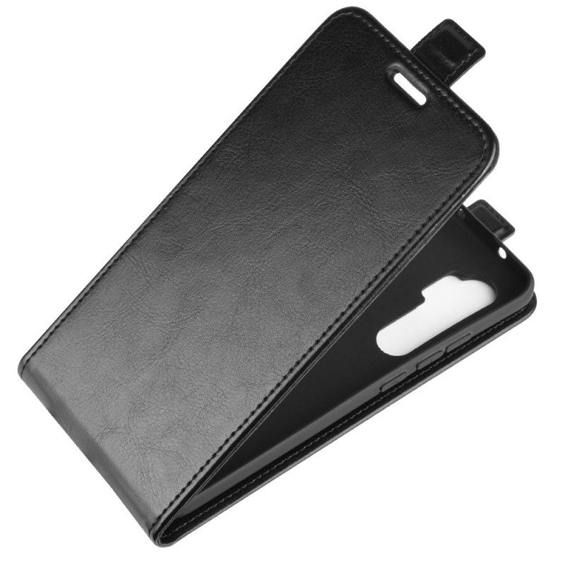 Flip Cover Læder Xiaomi Mi Note 10 Lite Sort Retro Foldning Beskyttelse