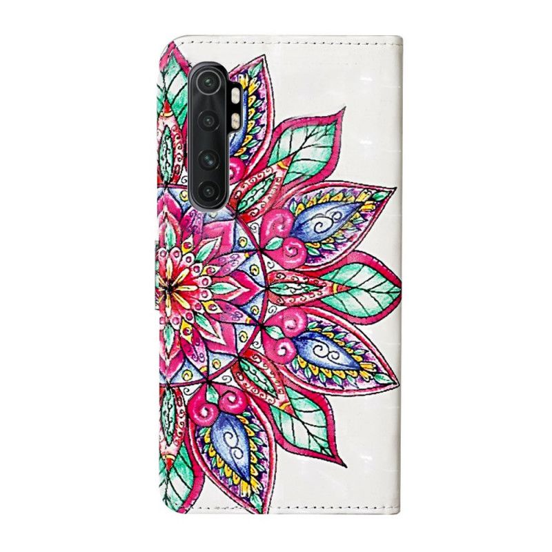 Flip Cover Læder Xiaomi Mi Note 10 Lite Trukket Mandala Original