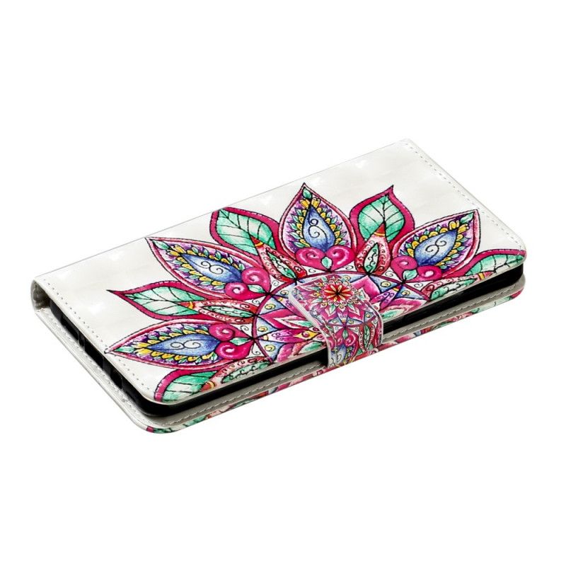 Flip Cover Læder Xiaomi Mi Note 10 Lite Trukket Mandala Original