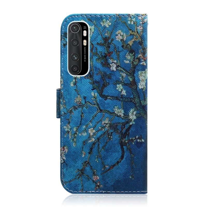 Flip Cover Xiaomi Mi Note 10 Lite Blomstrende Trægren