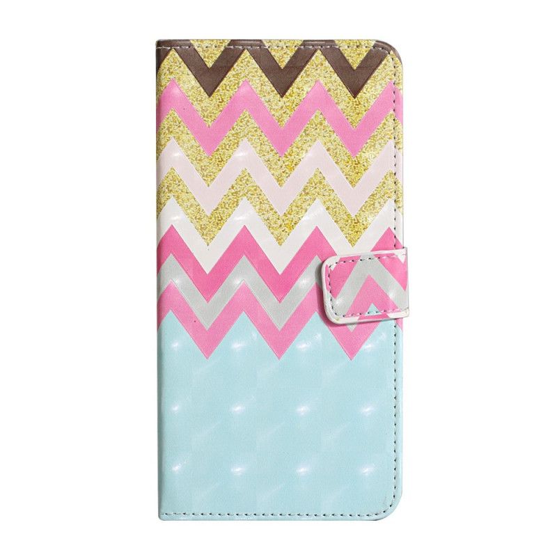 Flip Cover Xiaomi Mi Note 10 Lite Mobilcover Flerfarvet Zig Zag