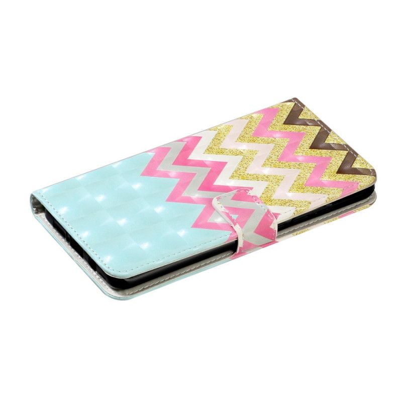 Flip Cover Xiaomi Mi Note 10 Lite Mobilcover Flerfarvet Zig Zag