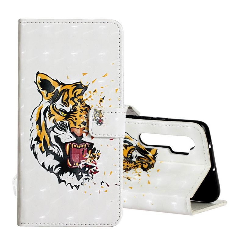 Flip Cover Xiaomi Mi Note 10 Lite Mobilcover Magisk Vildt Tiger