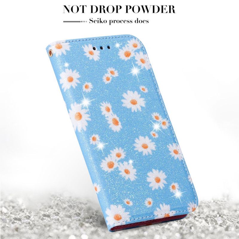 Læder Cover for Xiaomi Mi Note 10 Lite Lyserød Tusindfryd