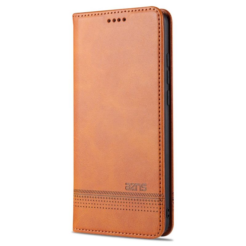 Læder Cover Xiaomi Mi Note 10 Lite Sort Azns Læder Stil Original