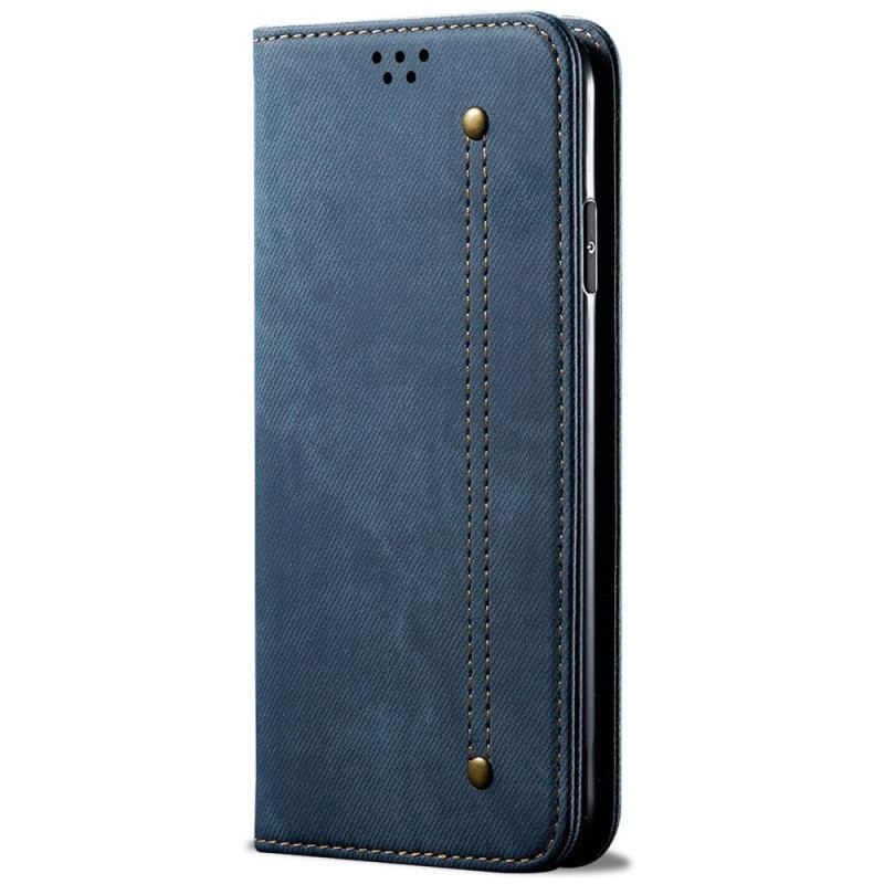 Cover OnePlus Nord 2T 5G Flip Cover Denim Stof