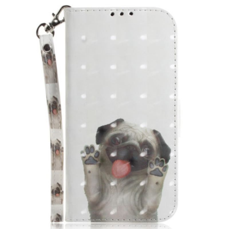 Flip Cover OnePlus Nord 2T 5G Med Snor Thong Hund