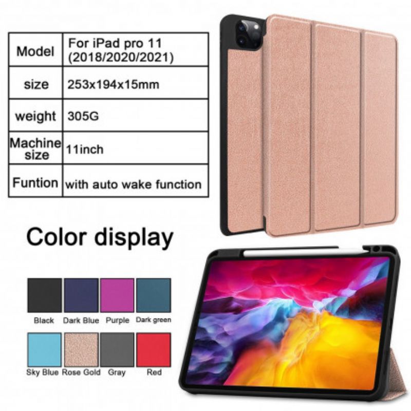 iPad Pro 11" (2021) Tri Fold Pen Holder