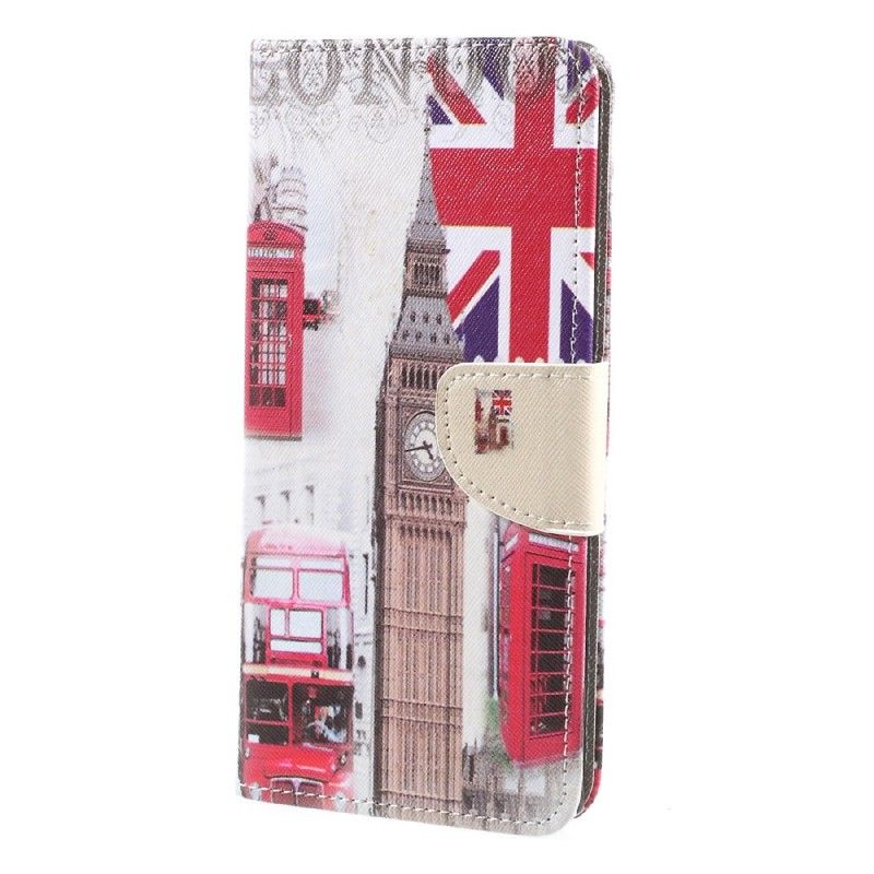 Flip Cover Læder for Sony Xperia XA1 Ultra London Liv