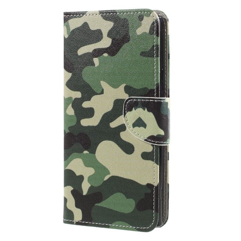 Flip Cover Læder Sony Xperia XA1 Ultra Militær Camouflage