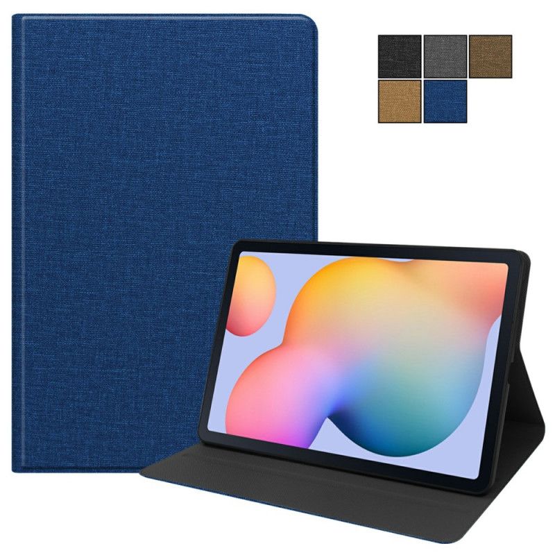 Case Etui Samsung Galaxy Tab S6 Lite Sort Mobilcover Stof