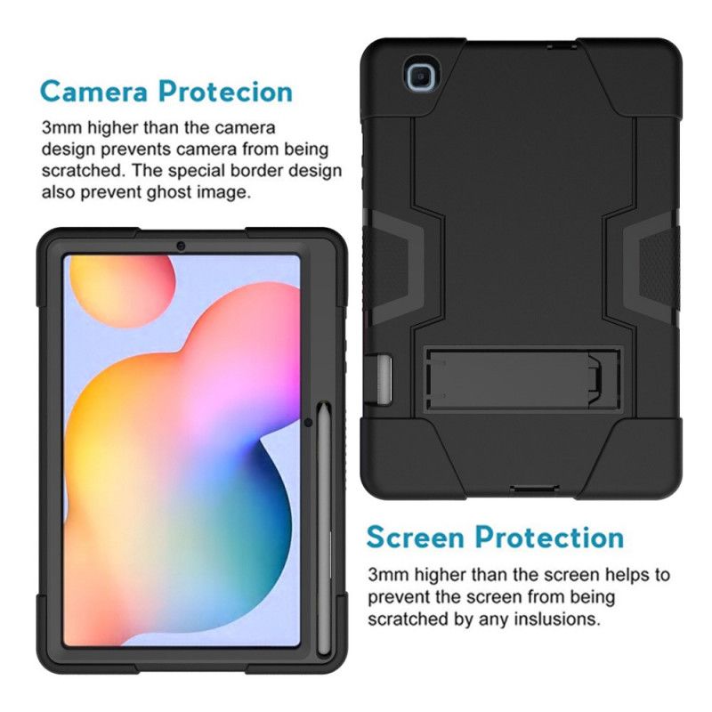 Cover for Samsung Galaxy Tab S6 Lite Sort Ultrabestandige Farver