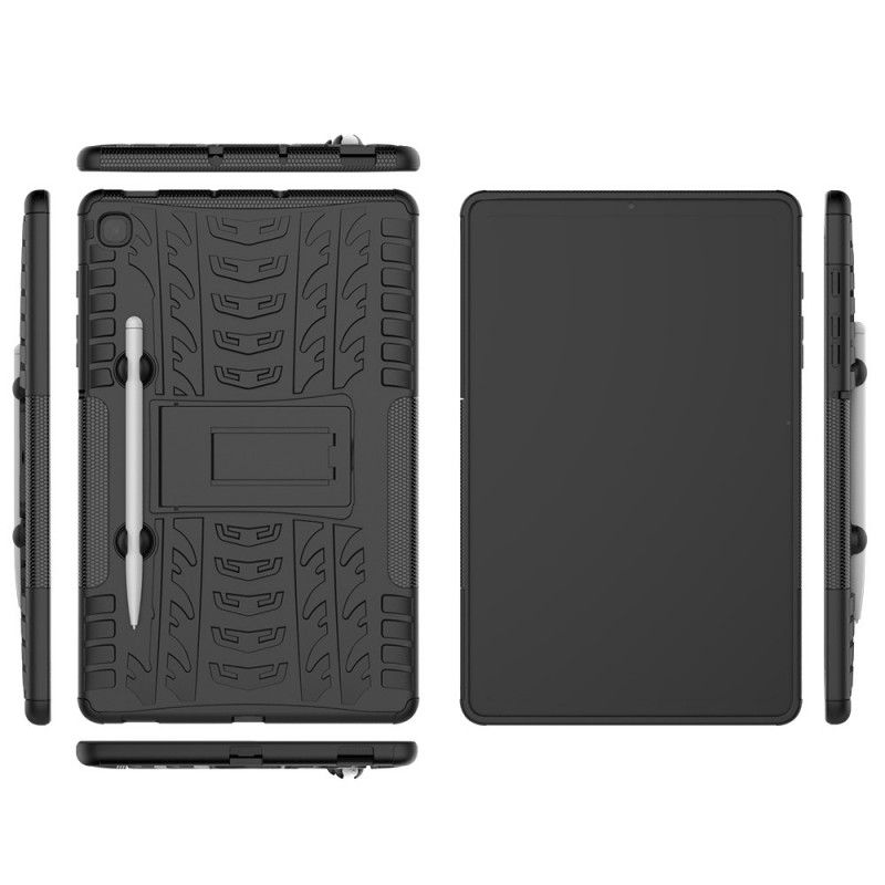 Cover Samsung Galaxy Tab S6 Lite Sort Ultra Resistent Plus Beskyttelse