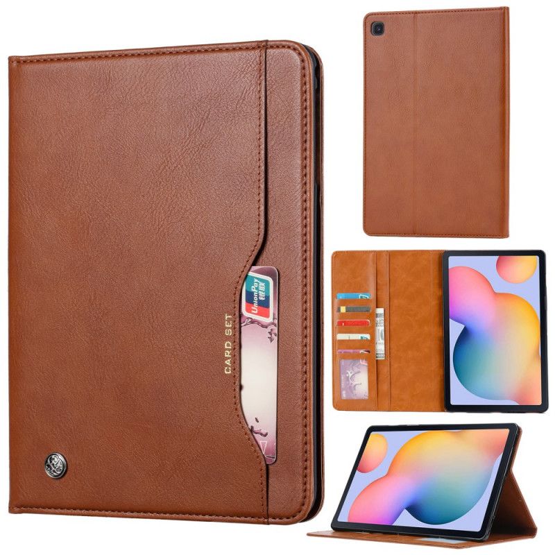 Etui Samsung Galaxy Tab S6 Lite Sort Kortsæt Original