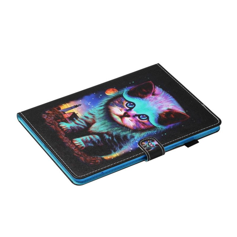 Flip Cover Læder for Samsung Galaxy Tab S6 Lite Elektrisk Kat