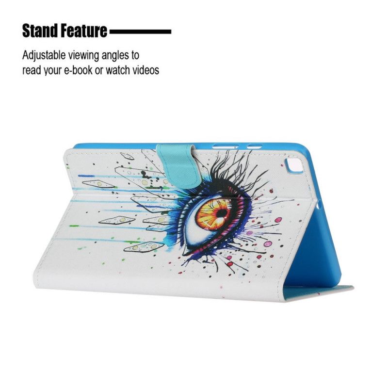 Flip Cover Læder Samsung Galaxy Tab S6 Lite Art