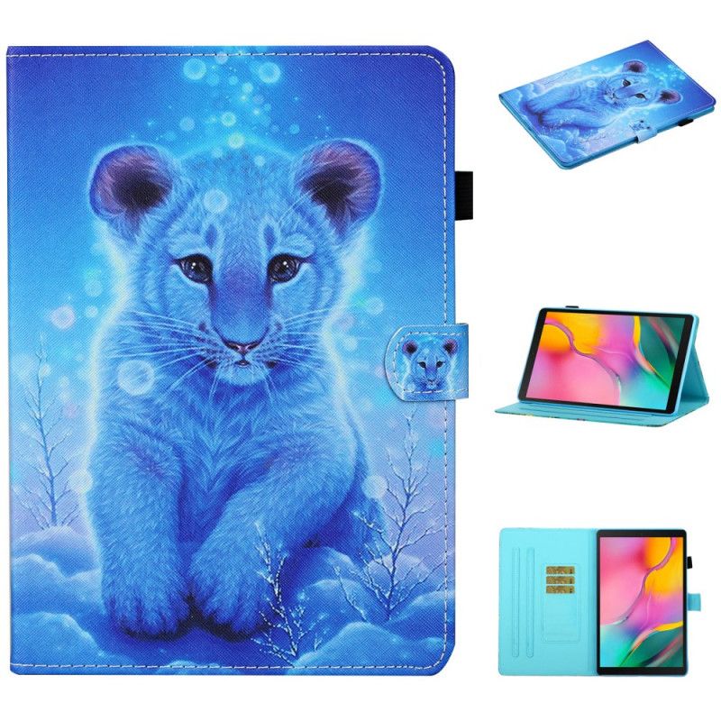 Flip Cover Læder Samsung Galaxy Tab S6 Lite Baby Tiger Beskyttelse