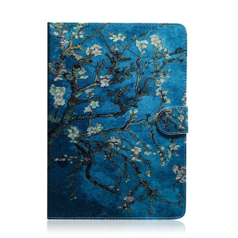 Flip Cover Læder Samsung Galaxy Tab S6 Lite Blomstrende Grene Original