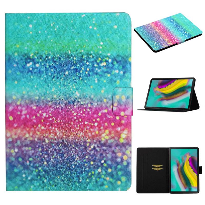 Flip Cover Læder Samsung Galaxy Tab S6 Lite Glitterelement Beskyttelse