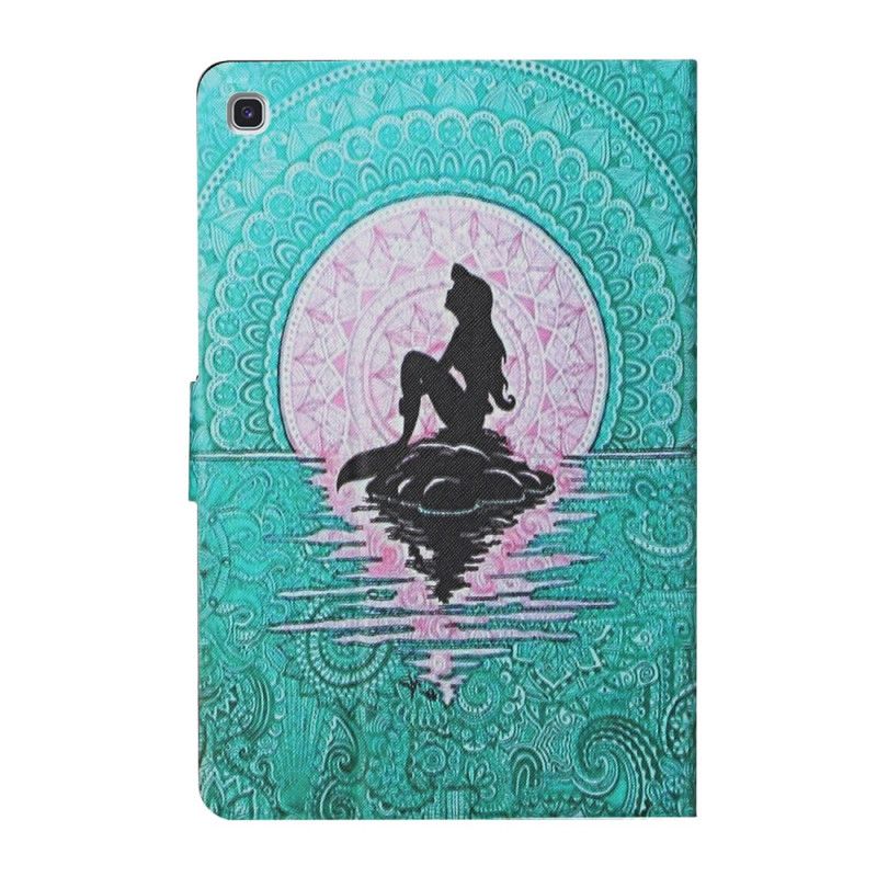 Flip Cover Læder Samsung Galaxy Tab S6 Lite Havfrue Mandala