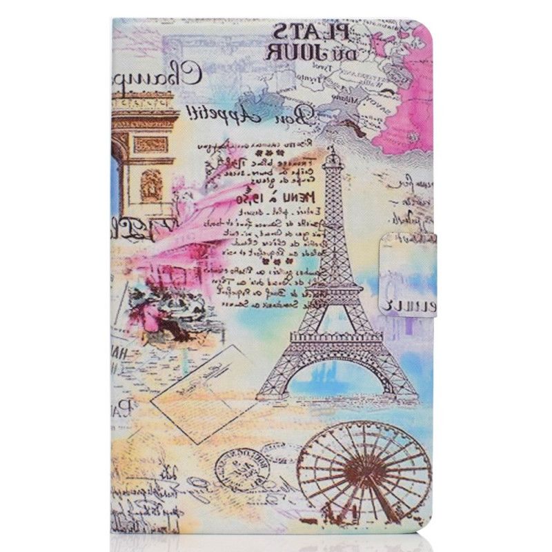 Flip Cover Læder Samsung Galaxy Tab S6 Lite Paris