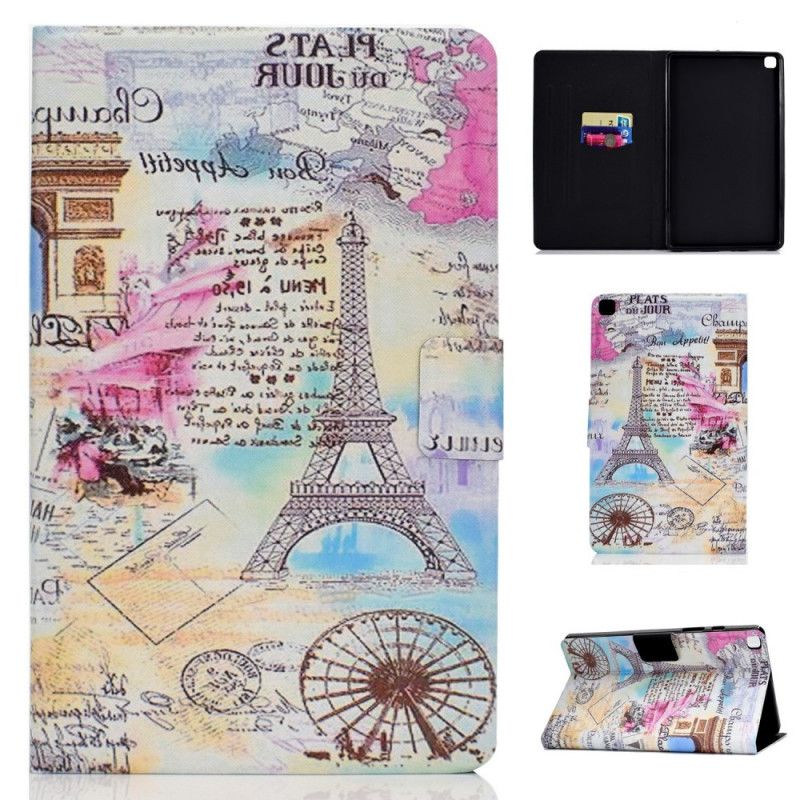 Flip Cover Læder Samsung Galaxy Tab S6 Lite Paris