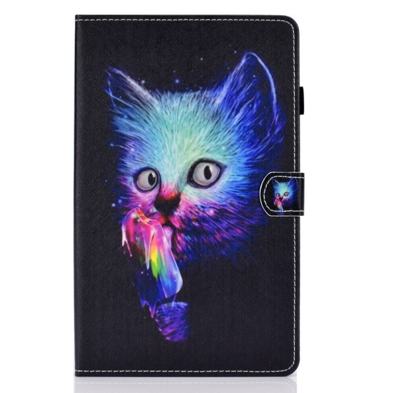 Flip Cover Læder Samsung Galaxy Tab S6 Lite Psykokat Original