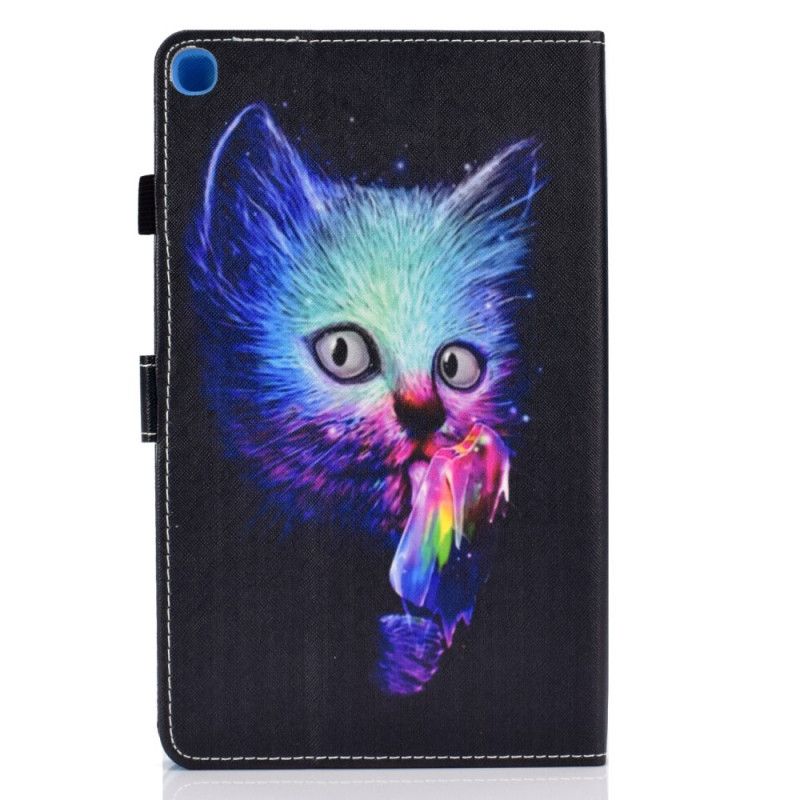 Flip Cover Læder Samsung Galaxy Tab S6 Lite Psykokat Original