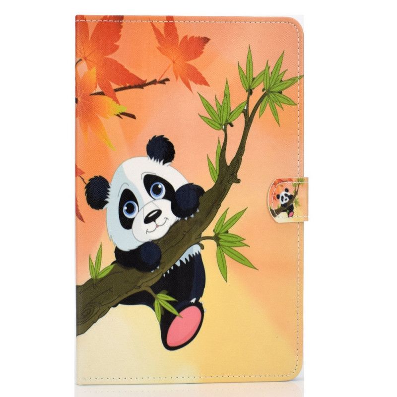 Flip Cover Læder Samsung Galaxy Tab S6 Lite Sød Panda