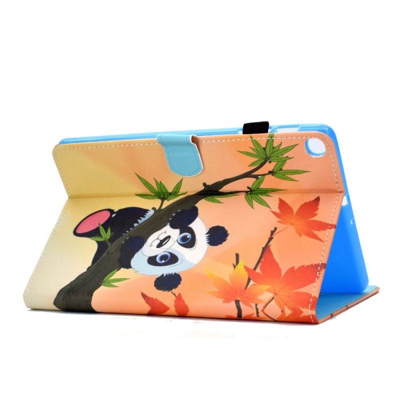 Flip Cover Læder Samsung Galaxy Tab S6 Lite Sød Panda