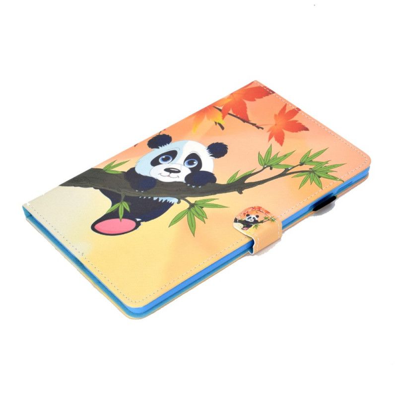 Flip Cover Læder Samsung Galaxy Tab S6 Lite Sød Panda