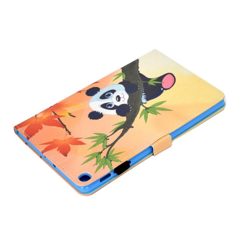 Flip Cover Læder Samsung Galaxy Tab S6 Lite Sød Panda