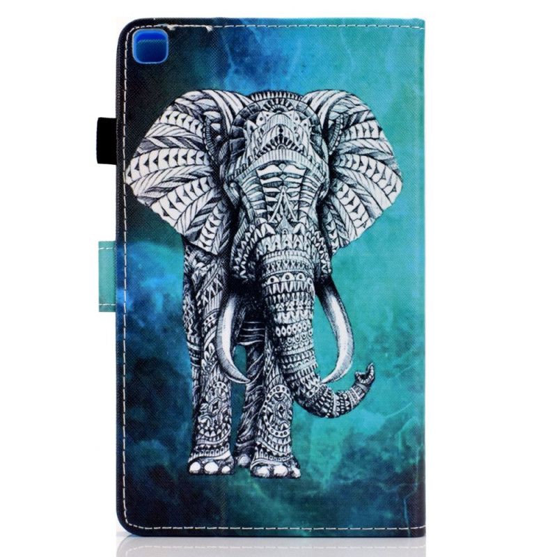 Flip Cover Læder Samsung Galaxy Tab S6 Lite Stamme-Elefant