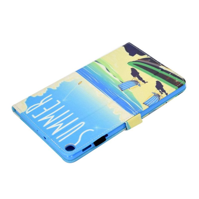 Flip Cover Samsung Galaxy Tab S6 Lite Grøn Mobilcover Strand