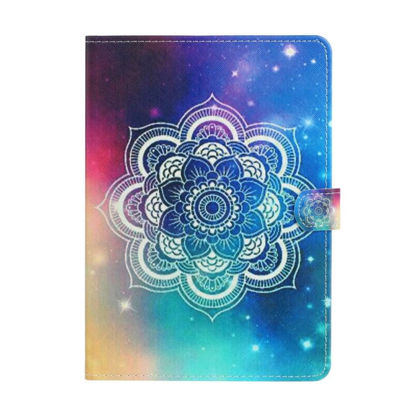 Flip Cover Samsung Galaxy Tab S6 Lite Sort Mandala-Serie