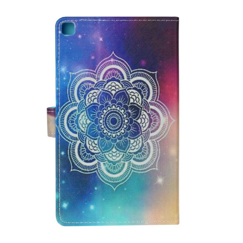 Flip Cover Samsung Galaxy Tab S6 Lite Sort Mandala-Serie