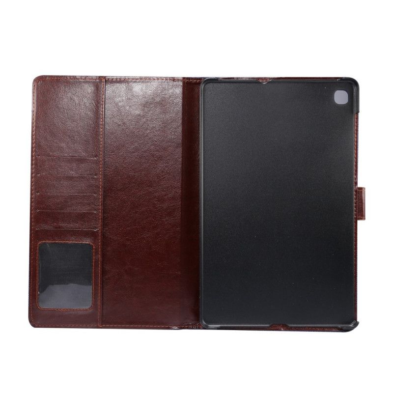 Flip Cover Samsung Galaxy Tab S6 Lite Sort Mobilcover Frihedsblomster