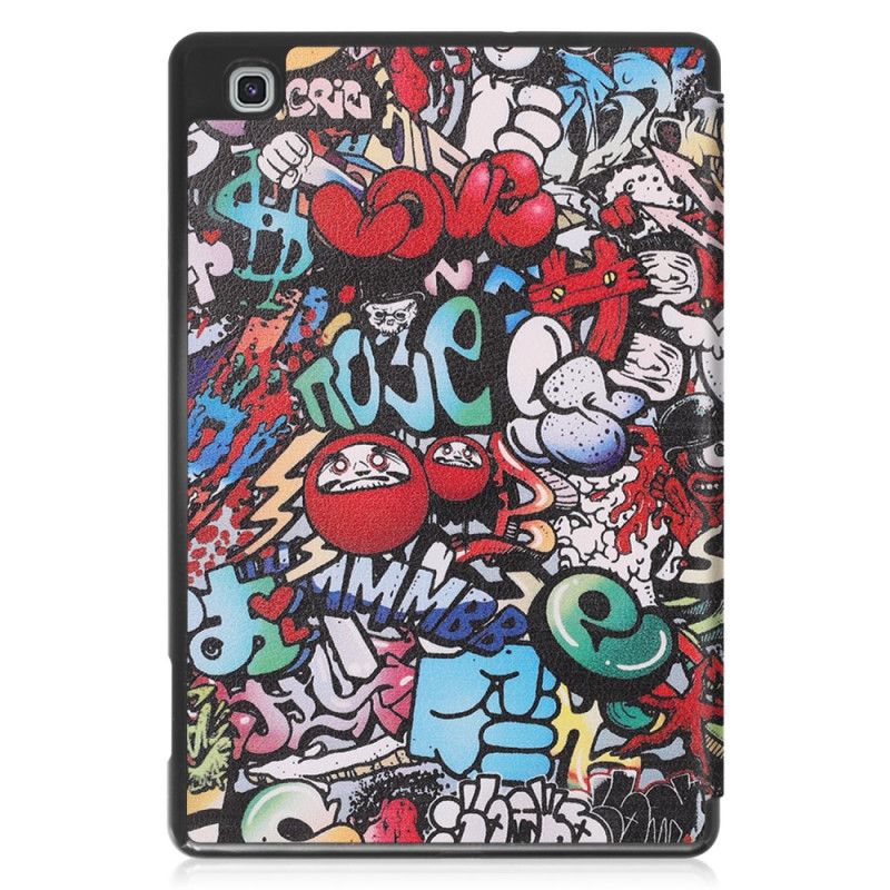 Smart Etui Samsung Galaxy Tab S6 Lite Graffiti Blyantholder