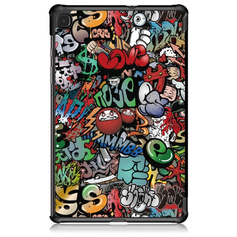 Smart Sag Samsung Galaxy Tab S6 Lite Forstærket Graffiti