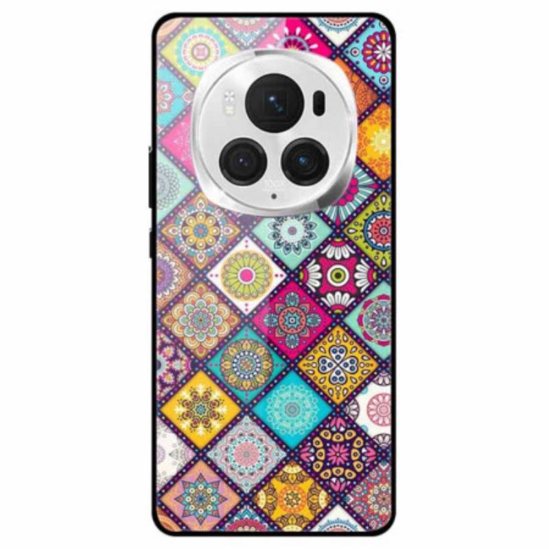 Cover Honor Magic 6 Pro Patchwork Hærdet Glas