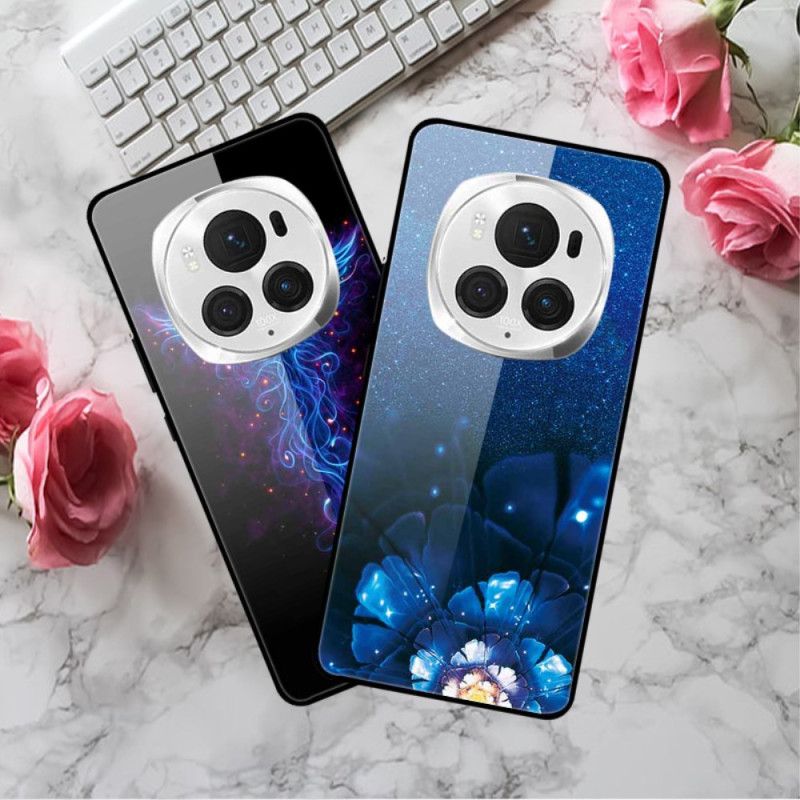 Cover Honor Magic 6 Pro Telefon Etui Kronfugl Af Hærdet Glas