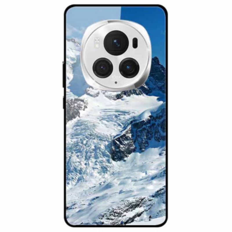 Cover Til Honor Magic 6 Pro Snowy Mountain Hærdet Glas