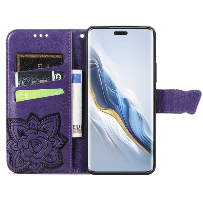 Flip Cover Honor Magic 6 Pro Barok Sommerfugl