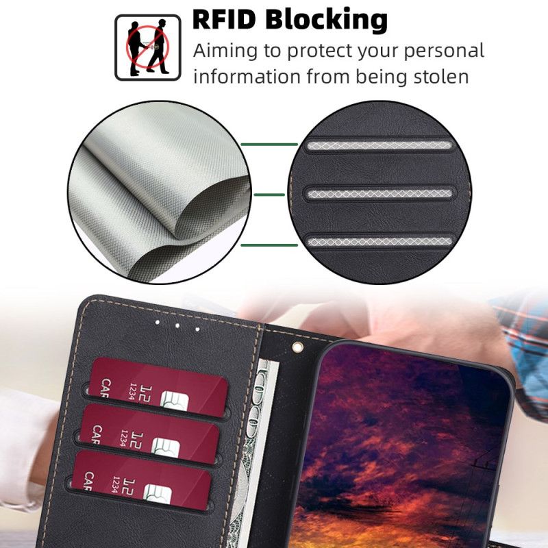 Flip Cover Honor Magic 6 Pro Rfid-kortholder