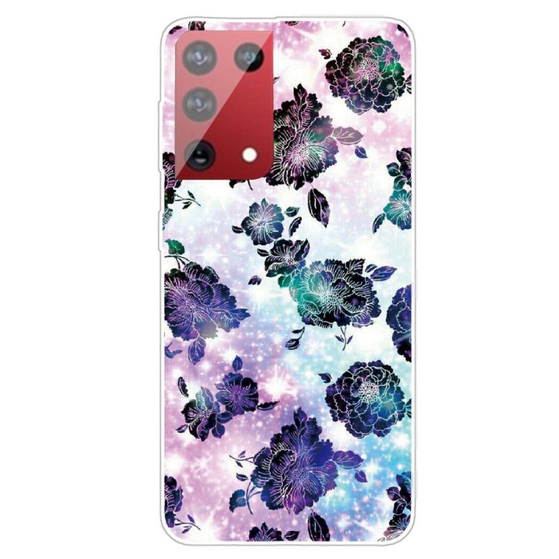 Cover for Samsung Galaxy S21 Ultra 5G Farverige Vintage Blomster